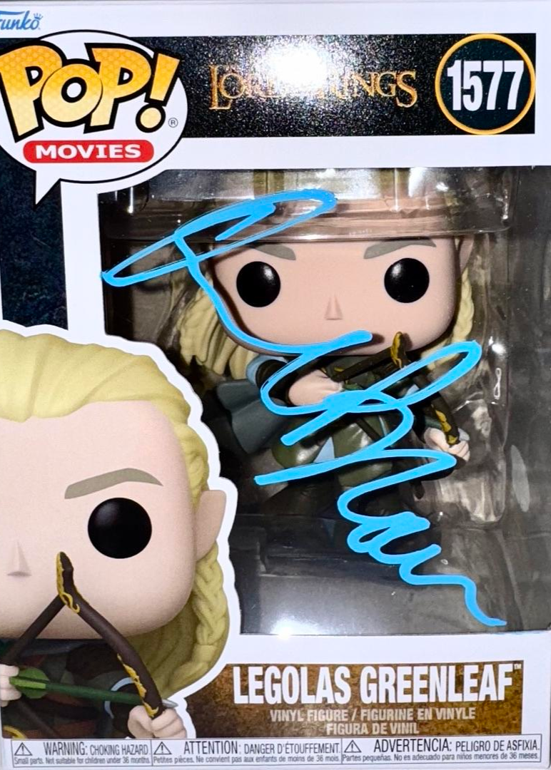Orlando Bloom Signed Funko Pop #1577 "Legolas" (LOTR) - JSA COA #03